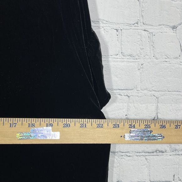 Current Elliot Shirt Dress Women Small The Velvet Janie Black Mini Silk Party - Picture 15 of 16